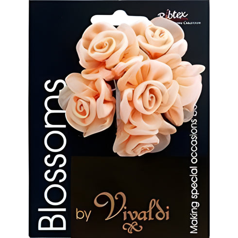 30mm Satin & Organza Rose Bud (available in 2 colours)